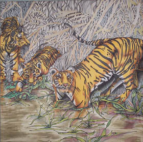 The Tigers on Silk